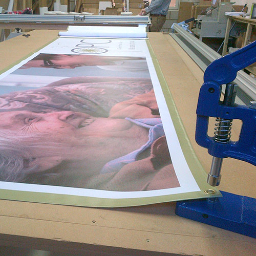 Vinyl Banner Print Production